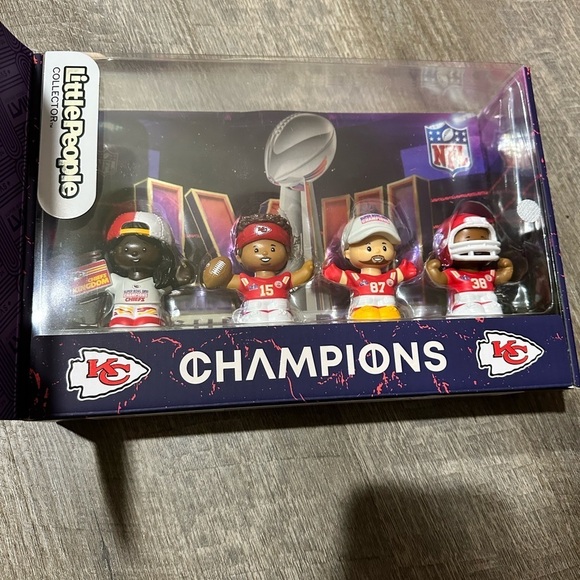 Mattel Other - Little People Collector Super Bowl LVIII Champions Kansas City Chiefs Collectors
